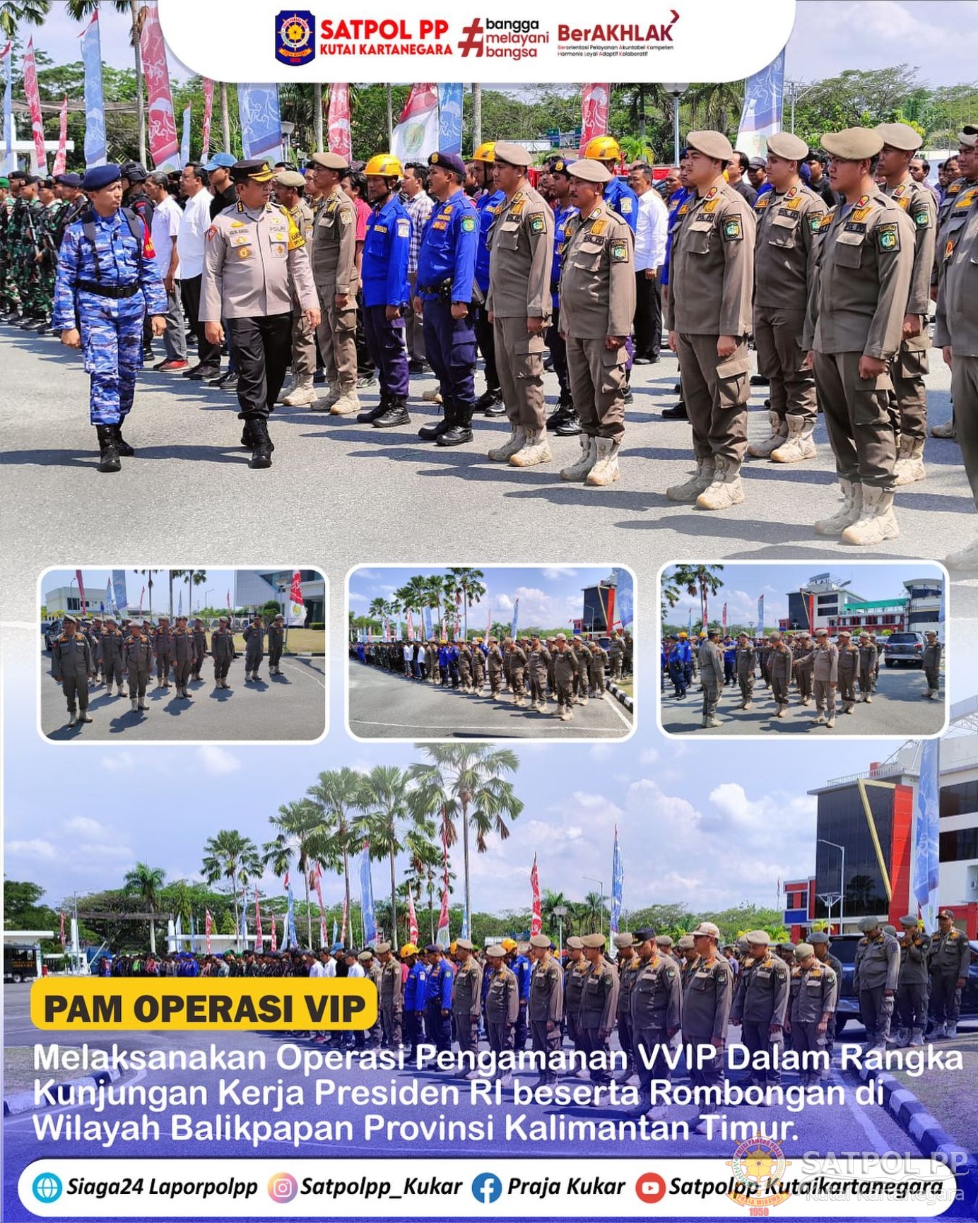 Melaksanakan Gladi Operasi Pengamanan VVIP 