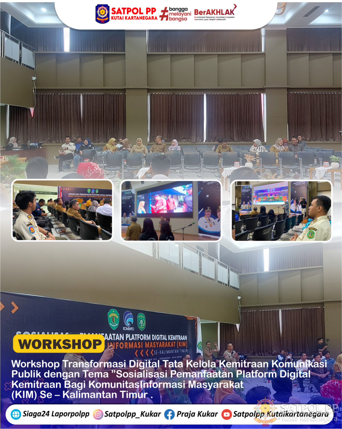 Workshop Transformasi Digital Tata Kelola Kemitraan Komunikasi Publik 